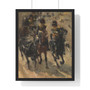 The Yellow Riders, George Hendrik Breitner  ,  Premium Framed Vertical Poster,The Yellow Riders, George Hendrik Breitner  -  Premium Framed Vertical Poster,The Yellow Riders, George Hendrik Breitner  -  Premium Framed Vertical Poster