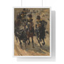 The Yellow Riders, George Hendrik Breitner  ,  Premium Framed Vertical Poster,The Yellow Riders, George Hendrik Breitner  -  Premium Framed Vertical Poster,The Yellow Riders, George Hendrik Breitner  -  Premium Framed Vertical Poster