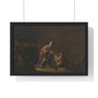 Leonard Bramer Darstellung im Tempel   ,  Premium Framed Horizontal Poster,Leonard Bramer Darstellung im Tempel   -  Premium Framed Horizontal Poster