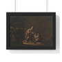 Leonard Bramer Darstellung im Tempel   ,  Premium Framed Horizontal Poster,Leonard Bramer Darstellung im Tempel   -  Premium Framed Horizontal Poster