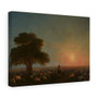  Stretched Canvas,Ivan Konstantinovič Ajvazovskij, Shepherds with a flock of sheep, Stretched Canvas,Ivan Konstantinovič Ajvazovskij, Shepherds with a flock of sheep