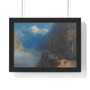 Ivan Ayvazovsky’s From Mleta to Gudauri   ,  Premium Framed Horizontal Poster,Ivan Ayvazovsky’s From Mleta to Gudauri   -  Premium Framed Horizontal Poster