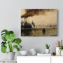 Aleksei Bogoljubov, The Anchoring Place by Kronstadt  -  Stretched Canvas,Aleksei Bogoljubov, The Anchoring Place by Kronstadt  -  Stretched Canvas,Aleksei Bogoljubov, The Anchoring Place by Kronstadt  ,  Stretched Canvas