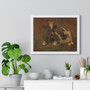   Premium Framed Horizontal Poster,Reclining Cow, Anton Mauve  -  Premium Framed Horizontal Poster,Reclining Cow, Anton Mauve  -  Premium Framed Horizontal Poster,Reclining Cow, Anton Mauve  