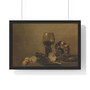 Still Life with a Broken Glass, Willem Claesz Heda  ,  Premium Framed Horizontal Poster,Still Life with a Broken Glass, Willem Claesz Heda  -  Premium Framed Horizontal Poster,Still Life with a Broken Glass, Willem Claesz Heda  -  Premium Framed Horizontal Poster