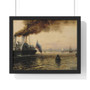 Aleksei Bogoljubov, The Anchoring Place by Kronstadt  ,  Premium Framed Horizontal Poster,Aleksei Bogoljubov, The Anchoring Place by Kronstadt  -  Premium Framed Horizontal Poster,Aleksei Bogoljubov, The Anchoring Place by Kronstadt  -  Premium Framed Horizontal Poster