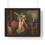 Jacques Louis David Lictors bring to Brutus the bodies of his sons  -  Premium Framed Horizontal Poster,Jacques Louis David Lictors bring to Brutus the bodies of his sons  ,  Premium Framed Horizontal Poster