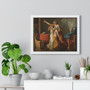 Jacques Louis David Lictors bring to Brutus the bodies of his sons  ,  Premium Framed Horizontal Poster,Jacques Louis David Lictors bring to Brutus the bodies of his sons  -  Premium Framed Horizontal Poster