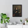 Portrait of an Artist, Gerard van Honthorst  -  Premium Framed Vertical Poster,Portrait of an Artist, Gerard van Honthorst  -  Premium Framed Vertical Poster,Portrait of an Artist, Gerard van Honthorst  ,  Premium Framed Vertical Poster