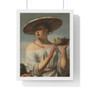 Girl in a Large Hat, Caesar Boëtius van Everdingen  -  Premium Framed Vertical Poster,Girl in a Large Hat, Caesar Boëtius van Everdingen  -  Premium Framed Vertical Poster,Girl in a Large Hat, Caesar Boëtius van Everdingen  ,  Premium Framed Vertical Poster