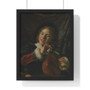 Frans Hals by Judith Leyster  ,  Premium Framed Vertical Poster,Frans Hals by Judith Leyster  -  Premium Framed Vertical Poster