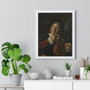   Premium Framed Vertical Poster,Frans Hals by Judith Leyster  -  Premium Framed Vertical Poster,Frans Hals by Judith Leyster  