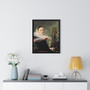 Self,portrait by Judith Leyster  ,  Premium Framed Vertical Poster,Self-portrait by Judith Leyster  -  Premium Framed Vertical Poster