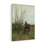 Gathering Wood Anton Mauve Dutch  ,  Stretched Canvas,Gathering Wood Anton Mauve Dutch  -  Stretched Canvas