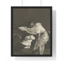 Een slechte nacht, Francisco de Goya  -  Premium Framed Vertical Poster,Een slechte nacht, Francisco de Goya  ,  Premium Framed Vertical Poster,Een slechte nacht, Francisco de Goya  -  Premium Framed Vertical Poster
