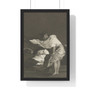 Een slechte nacht, Francisco de Goya  ,  Premium Framed Vertical Poster,Een slechte nacht, Francisco de Goya  -  Premium Framed Vertical Poster,Een slechte nacht, Francisco de Goya  -  Premium Framed Vertical Poster