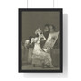 Tot aan de dood, Francisco de Goya  ,  Premium Framed Vertical Poster,Tot aan de dood, Francisco de Goya  -  Premium Framed Vertical Poster,Tot aan de dood, Francisco de Goya  -  Premium Framed Vertical Poster