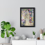 Gustav Klimt's Portrait of Maria Munk ,  Premium Framed Vertical Poster,Gustav Klimt's Portrait of Maria Munk -  Premium Framed Vertical Poster