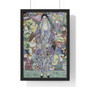 Gustav Klimt's Portrait of Friederike Maria Beer  ,  Premium Framed Vertical Poster,Gustav Klimt's Portrait of Friederike Maria Beer  -  Premium Framed Vertical Poster