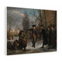 General Daendels says goodbye to Lieutenant Colonel Krayenhoff, Adriaan de Lelie  ,  Stretched Canvas,General Daendels says goodbye to Lieutenant Colonel Krayenhoff, Adriaan de Lelie  -  Stretched Canvas,General Daendels says goodbye to Lieutenant Colonel Krayenhoff, Adriaan de Lelie  -  Stretched Canvas