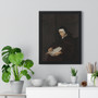 Old Woman Contemplating, Gabriel Metsu  -  Premium Framed Vertical Poster,Old Woman Contemplating, Gabriel Metsu  -  Premium Framed Vertical Poster,Old Woman Contemplating, Gabriel Metsu  ,  Premium Framed Vertical Poster