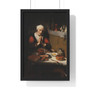 Old Woman Praying, Known as 'Prayer Without End', Nicolaes Maes  -  Premium Framed Vertical Poster,Old Woman Praying, Known as 'Prayer Without End', Nicolaes Maes  ,  Premium Framed Vertical Poster,Old Woman Praying, Known as 'Prayer Without End', Nicolaes Maes  -  Premium Framed Vertical Poster