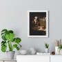 Old Woman Praying, Known as 'Prayer Without End', Nicolaes Maes  -  Premium Framed Vertical Poster,Old Woman Praying, Known as 'Prayer Without End', Nicolaes Maes  ,  Premium Framed Vertical Poster,Old Woman Praying, Known as 'Prayer Without End', Nicolaes Maes  -  Premium Framed Vertical Poster
