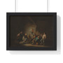 The Dancing Couple, Adriaen van Ostade  ,  Premium Framed Horizontal Poster,The Dancing Couple, Adriaen van Ostade  -  Premium Framed Horizontal Poster,The Dancing Couple, Adriaen van Ostade  -  Premium Framed Horizontal Poster