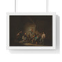 The Dancing Couple, Adriaen van Ostade  ,  Premium Framed Horizontal Poster,The Dancing Couple, Adriaen van Ostade  -  Premium Framed Horizontal Poster,The Dancing Couple, Adriaen van Ostade  -  Premium Framed Horizontal Poster