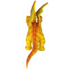 large 3 headed yellow dragon toy for children - rear view