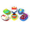 6pc boat bath toy squirters for children