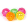 Set of 5 bright, textured sensory UV soft spiky balls, perfect for kids' hands-on sensory play and exploration. - main view