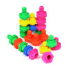 120PC Soft Ridge Shaped Construction Set for Creative and Educational Play