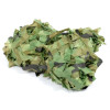 Woodland Green camouflage  den making netting fabric for children and nurseries - main view