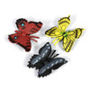 20 piece set of minibeast toys for children including insects, butterflies, frogs, snakes and lizards - 3 butterflies view