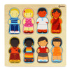 Multicultural Wooden Jigsaw Puzzle - 24 Pieces for Early Years Learning - main view