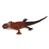 Small World Lizard Toy Set - 6pcs - highly realistic and detailed lizard toys perfect for children and nursery schools - brown lizard