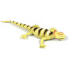 Small World Lizard Toy Set - 6pcs - highly realistic and detailed lizard toys perfect for children and nursery schools - yellow lizard