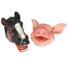 Horse & pig farm animal hand puppets for children and nursery schools - main view