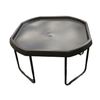 Black Tuff Tray and Stand - height adjustable for children, nurseries, and parents