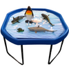 Blue Tuff Tray and Stand for children, nurseries, and parents