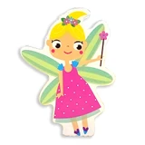 Small World Fairy Wooden Figures set for children - Close-up view 1