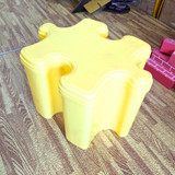 5 colourful Puzzle Shaped Storage Boxes and Stools for children, playrooms and nurseries