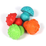 Four colorful domed rubber stamps for kids, perfect for arts and crafts projects and school activities. - main view