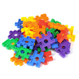36pc colourful and plastic cube shapes construction set for children