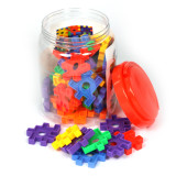 36pc colourful and plastic cube shapes construction set for children