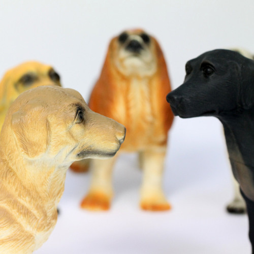 6 realistic 8 inch small world dogs set - toys for children - individual dog 13