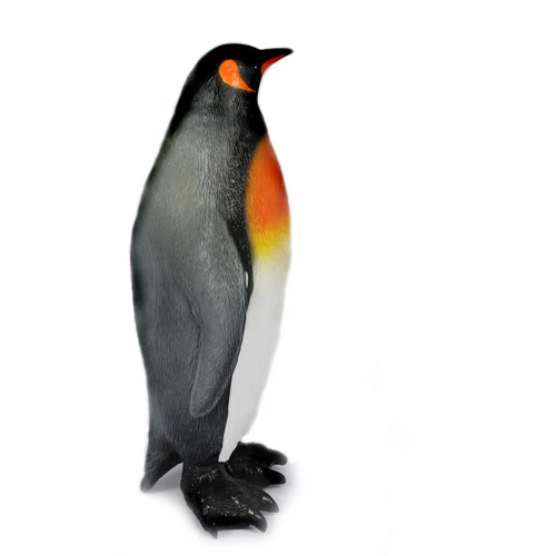 12 inch large and soft arctic penguin animal toy for children - side view