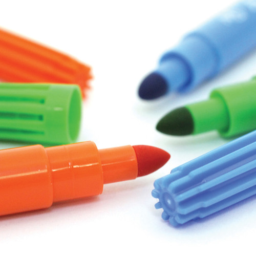 Children's Maxi Felt Tip Pens for Colourful Artwork and Writing Practice - nib close up