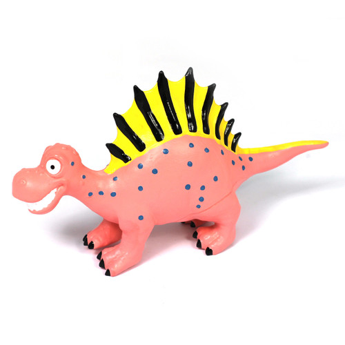 rubber cartoon dinosaur toys for kids